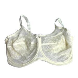 Wacoal  Retro‎ Chic Full Figure Underwire Bra Sz 38G ivory